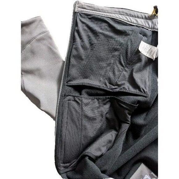 Carhartt Rain Defender Waterproof Zip Grey Jacket Sz L Excellent Must Touch It! - Picture 6 of 9